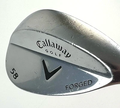 Callaway V Forged Chrome Lob Wedge LW 58* Wedge Steel Mens RH - Image 1 of 4