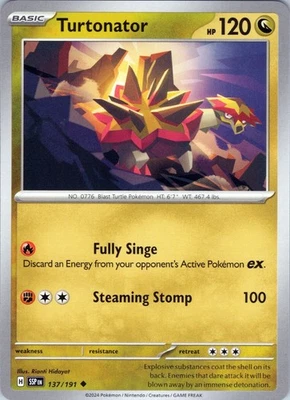 Turtonator Uncommon SV08: Surging Sparks 137/191 LP - Image 1 of 2