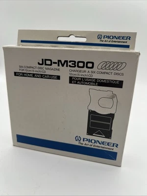 Pioneer Six CD Compact Disc Magazine JD-M300 Car & Home Use Original Box Manual - Image 1 of 4