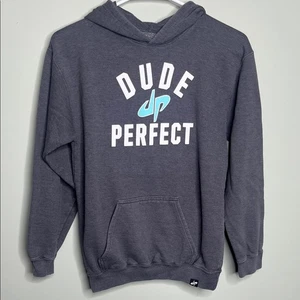 Dude Perfect Youth Grey Hoodie Large - Picture 1 of 4