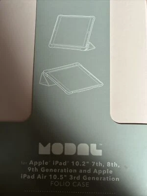 Heyday Folio Case for Apple iPad 8th Gen & 10.2" & 10.5" iPad Air - Misty Blue - Image 1 of 3