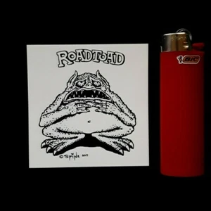 ROAD TOAD Stickers Truck Car Hotrod by Spine - Picture 1 of 7