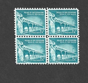 US STAMP 1031a BLOCK 1 1/4 cent governors palace NM MINT NH OG FREE SHIP - Picture 1 of 1