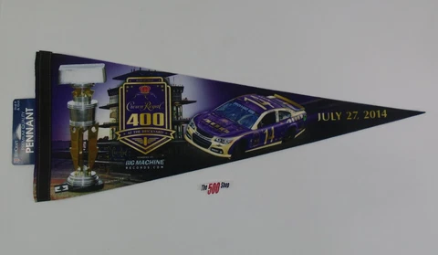 2014 Crown Royal 400 At The Brickyard Collector Event Pennant IMS Indy Cover