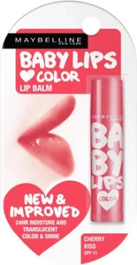 Maybelline New York Baby Lips Lip Balm, Cherry Kiss, 4g - Picture 1 of 6