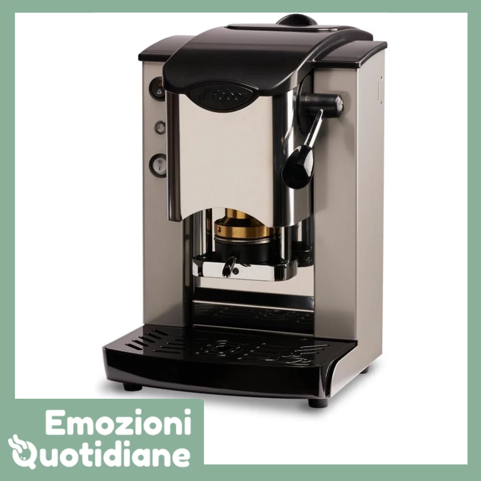Faber Slot Inox | Macchina caffè a cialde Ese 44mm con pressacialda Ottone - Immagine 1 di 1
