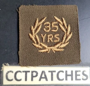 VINTAGE VETERANS OF FOREIGN WARS 35 YEARS SERVICE PATCH - Picture 1 of 2