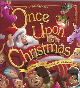 Once upon a Christmas by Dawn Young Picture Book Goldilocks Santa Three Bears - Picture 1 of 2