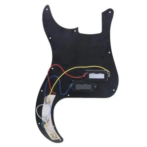 Bass Pickguard Kit For PB Bass Black Suitable for PB Bass Guitar - Picture 1 of 9