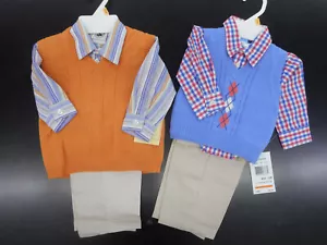Neonato Ragazzo Buon Ragazzo 49,50€ o 50€ Assortiti 3pz. Set gilet taglie 3/6MTH - 24MTH - Foto 1 di 19