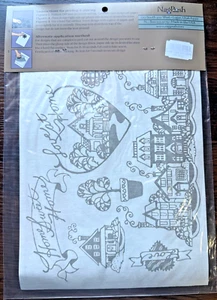 Home Sweet Home Iron-on Velvet Scrapbook & Fabric Embellishments - NagPosh - NLA - Picture 1 of 4