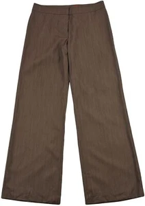 Hugo Boss Womens LADY Wide-Leg Palazzo Trousers High Rise BROWN Pants US8 UK-12 - Bild 1 von 8