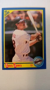 1990 Score Baseballkarte Chris James #498 - Bild 1 von 2