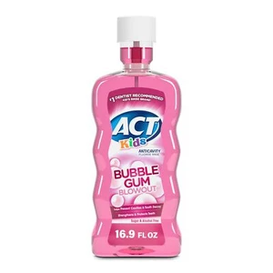 Kids Anticavity Fluoride Mouthwash Sugar & Alcohol Free Mouth Rinse Strengthe... - Picture 1 of 8