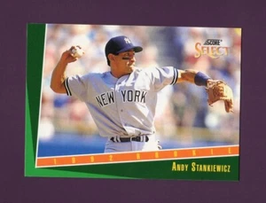 1992 Score Select Andy Stankiewicz #279 New York Yankees - Picture 1 of 2