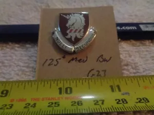 125th Medical Battalion G23 Unit Crest, DI, DUI (DRAW#R9) - Picture 1 of 1