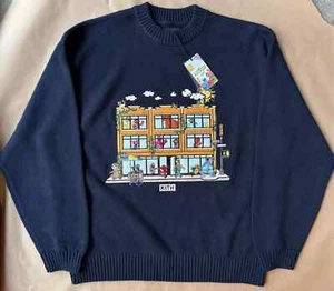 123 Sesame Street - Nocturnal - KITH - Lafayette Crewneck Sweater - Size M - NEW - Picture 1 of 9