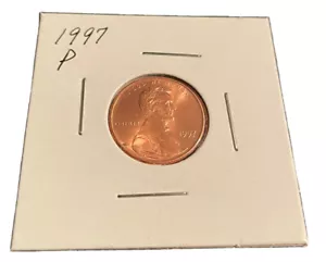 1997 P Lincoln Cent Beautiful Penny Direct From A Mint Set - Picture 1 of 2