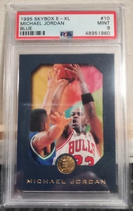 Skybox E - XL 1995 Michael Jordan #10 azul PSA 9 - Imagen 1 de 4