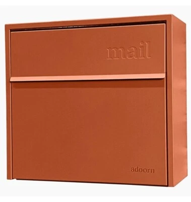 adoorn Wall Mount Mailbox - Small, Anti-Theft Locking Mailbox, Weatherproof Mail - Image 1 of 3