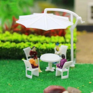ZY10 24pcs Model Railway Layout O OO HO TT Gauge Leisure Chair Settee Bench - Picture 1 of 9