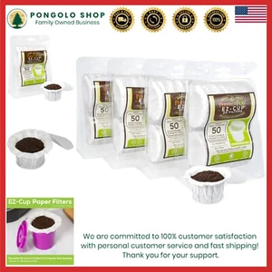 Perfect Pod EZ-Cup 2.0 Unbleached Disposable Paper Coffee Filters, 200ct, USA - Imagen 1 de 10