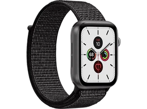 Correa - Puro AW40SPORTBLK, Para Apple Watch, 38-40 mm, S/M & M/L, Nylon, Negro - Imagen 1 de 3