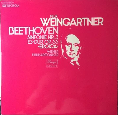 Ludwig van Beethoven - Felix Weingartner, Wiener Philharmoniker, Sinfonie Nr. 3  - Изображение 1 из 4