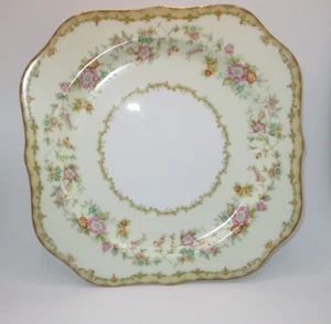 Vintage 1930s  Noritake Of Japan Floral China Underplate 7 1/2" inches - Picture 1 of 3