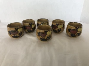 Otagiri Flower Tea Cups-Ceramic X 6 - Picture 1 of 14