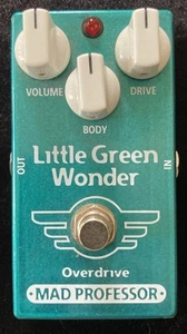 MAD PROFESSOR LITTLE GREEN WONDER OVERDRIVE GUITAR EFFECT PEDAL ***TESTED*** - Picture 1 of 6