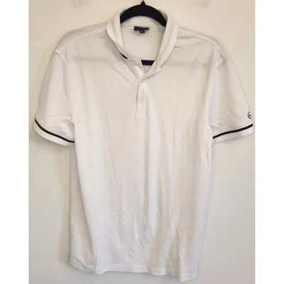 Polo AG Adriano Goldschmied Etiqueta Verde Premium Blanco Mediano NUEVO Foto 1 de 4