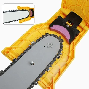 Chainsaw Teeth Sharpener Self Sharpening Bar Mount Chain Grinder System Tool - Picture 1 of 8