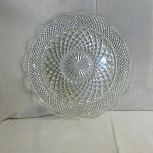 Anchor Hocking Wexford Schalenrand 14" Große Kuchenplatte/Platte - EVC - Bild 1 von 5