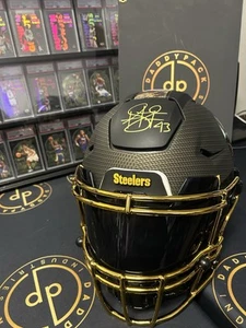 Troy Polamalu Autogramm Full Size Helm Authentic Salute to Service Speedflex - Bild 1 von 9