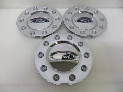 FORD FIVE HUNDRED 2007 CHROME CENTER CAPS - 3 -7G1J-1A096-AA - OEM Foto 1 de 4