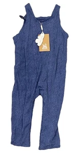 Salopette Angel Dear colore denim blu nuova con etichetta 18-24M - Foto 1 di 5