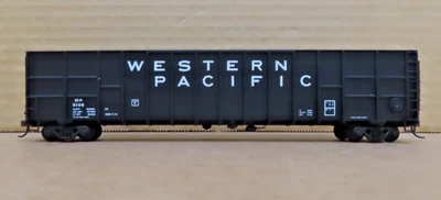 Walthers HO Model Train Black Western Pacific Wood Chip Hopper 932 4060 - Image 1 of 3