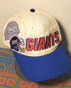 Vintage NFL NY Giants Hat Shadow Laser Line Sports Specialties Pro Snapback Cap - Picture 1 of 15