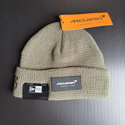 NWT New Era McLaren Formula 1 Essential Cuff Beanie Hat F1 Team Logo Patch OSFM - Image 1 of 4