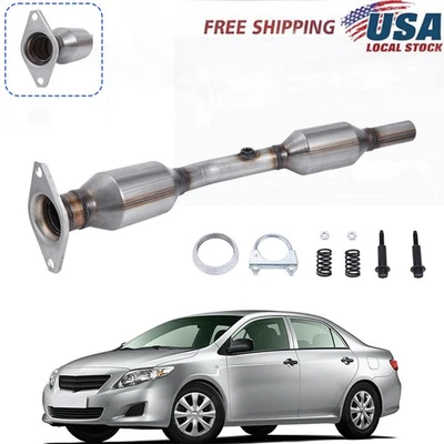 Engine Catalytic Converter Exhaust Pipe Kit For Toyota Corolla Matrix 1.8L 03-08 - Изображение 1 из 4
