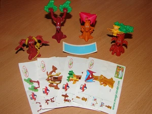 KINDER C38 C39 C40 C41 LOT FUNNY CASTLE DIE BAUMEN ROYAUME DE LA RIGOLADE + BPZ - Imagen 1 de 1