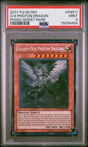 Yugioh Galaxy-Eyes Photon Dragon PHSW-EN011 Ghost Rare PSA 9 - Picture 1 of 2