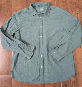 Vineyard Vines Shirt Mens Large Green On The Go Performance Stretch Long Sleeve - Picture 1 of 9