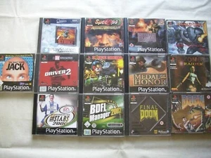 PlayStation 1 PS1 Spiele 15 Stück Klassiker Spielesammlung Doom MOH - Bild 1 von 10