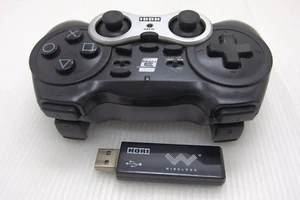 Playstation 3 HORIPAD 3 turbo Controller Wireless USB set as is official Hori 6 - Picture 1 of 6
