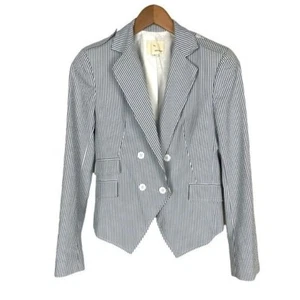 Boy.Band Of Outsiders Double Breasted Seersucker Blazer Preppy Business Casual - Picture 1 of 10