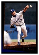 1993 Select Rookie Traded #143T BILLY BREWER RC Kansas City Royals Rookie