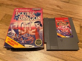 Double Dragon with box and instructions  (NES, 1988) AUTHENTIC TESTED WORKING