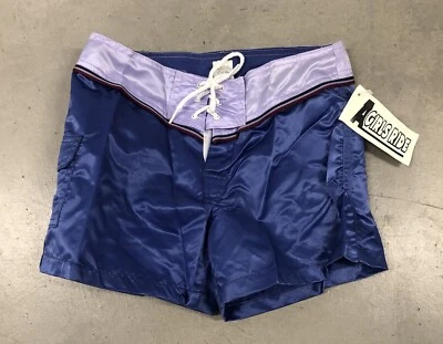 NEW A GIRLS RIDE 90’S SURF LONGBOARD SUP WOMENS GIRLS TRUNKS BOARD SHORTS 3/4 - Image 1 of 4